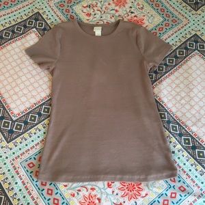 Pink/Nude H&M Ribbed Tee